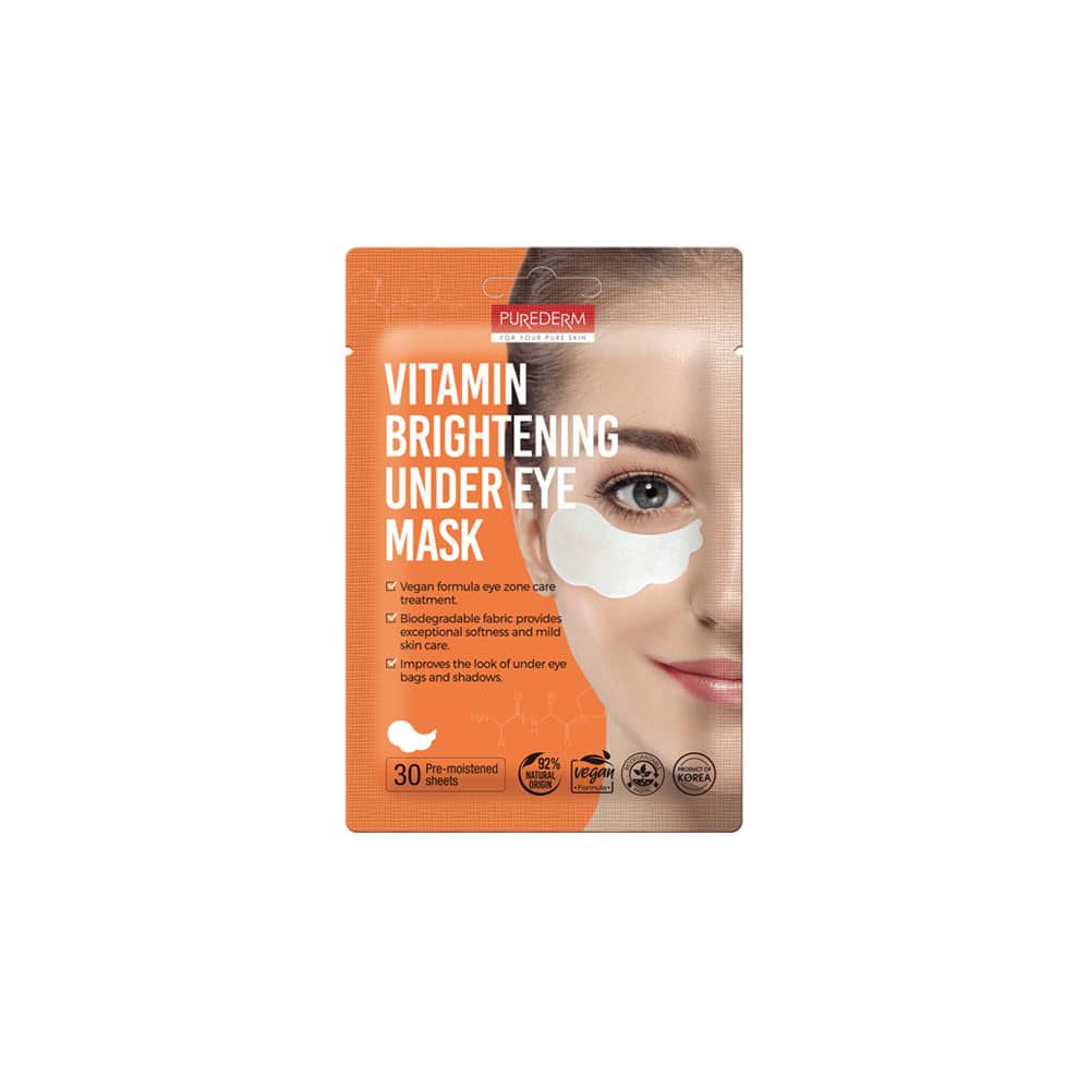 Máscara iluminadora con vitaminas para el contorno de ojos – Vitamin Brightening Under Eye Mask